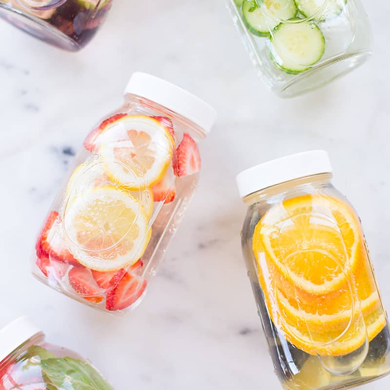 Infused water is a great way to stay hydrated