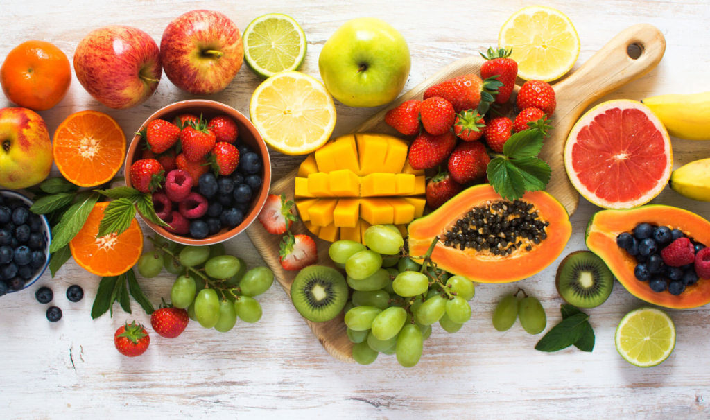 Fruits contain lots of antioxidants and anti-inflammatory mediators.