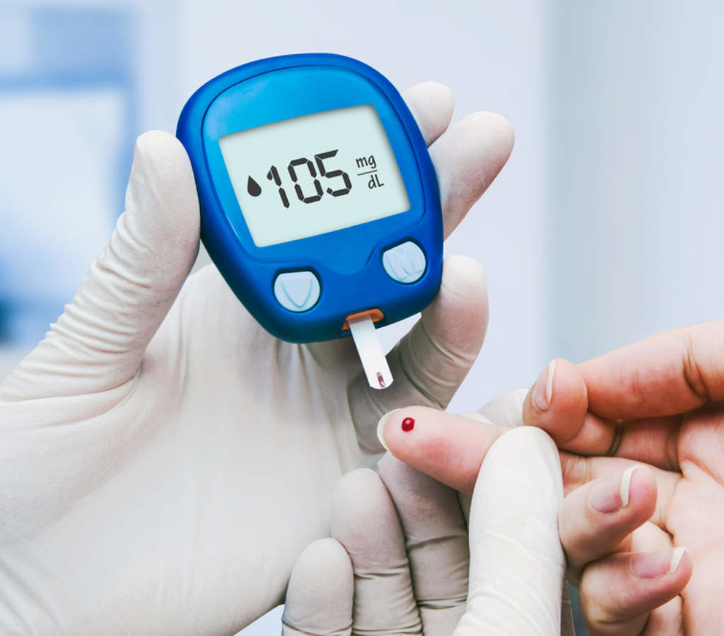 Using a glucometer to get the random blood sugar value